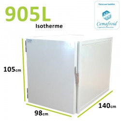 Caisson Isotherme 905L Amovible